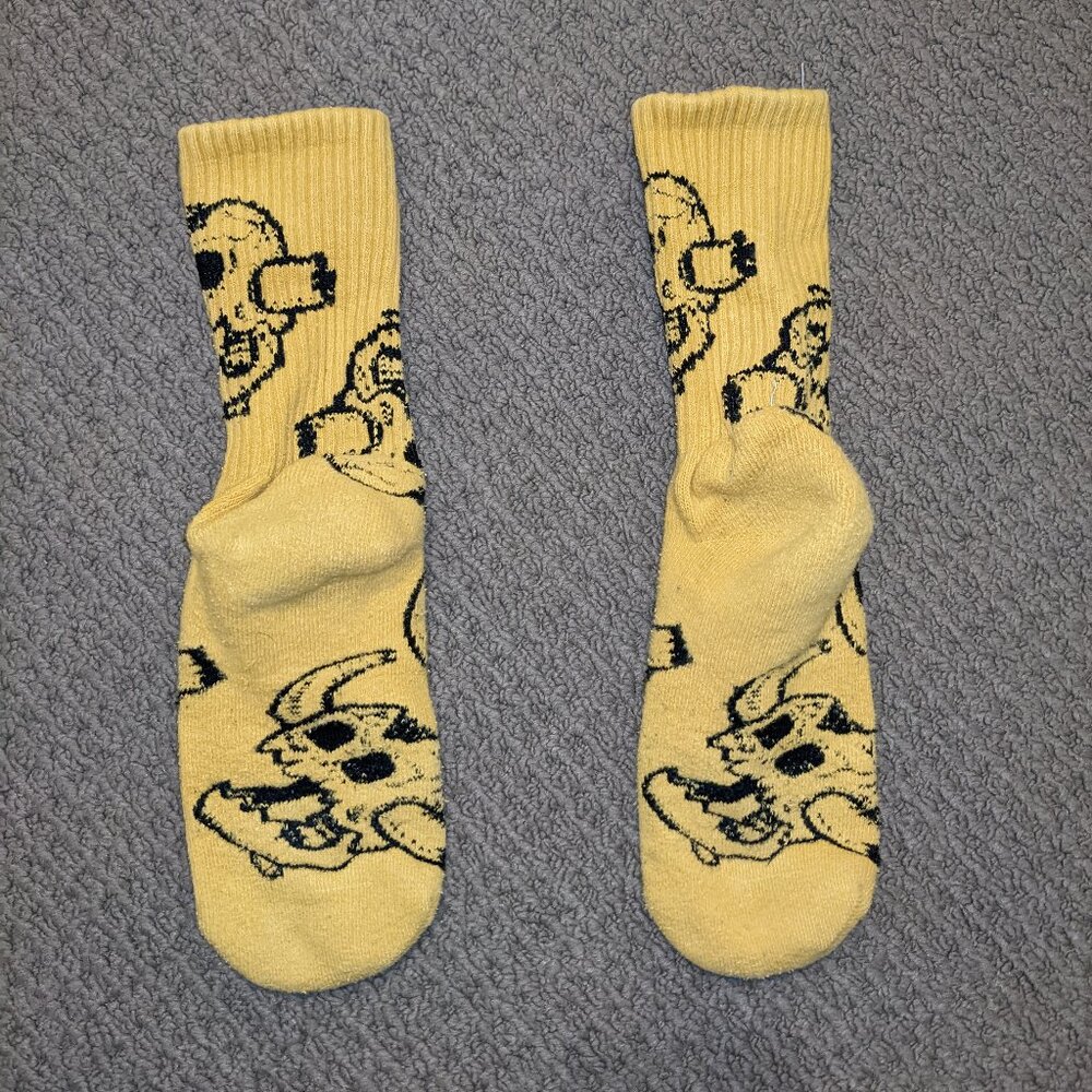 Yellow Toy Machine Socks - Picture 2 of 2